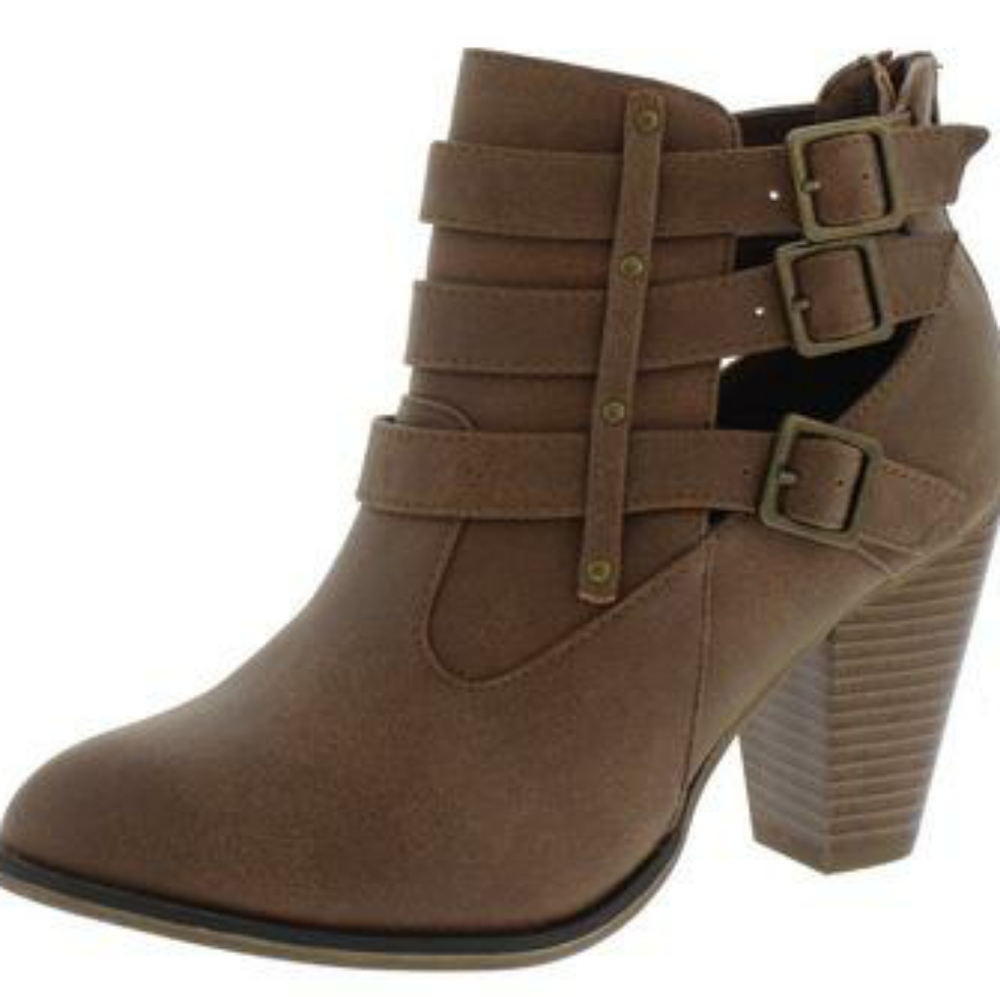 Distressed Ankle Boots